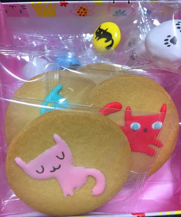 東京駅 アンファン　猫だらけ　猫のアイシングクッキー